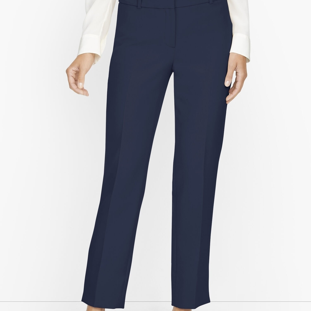 Talbots Hampshire Navy Straight Leg Women's Pants